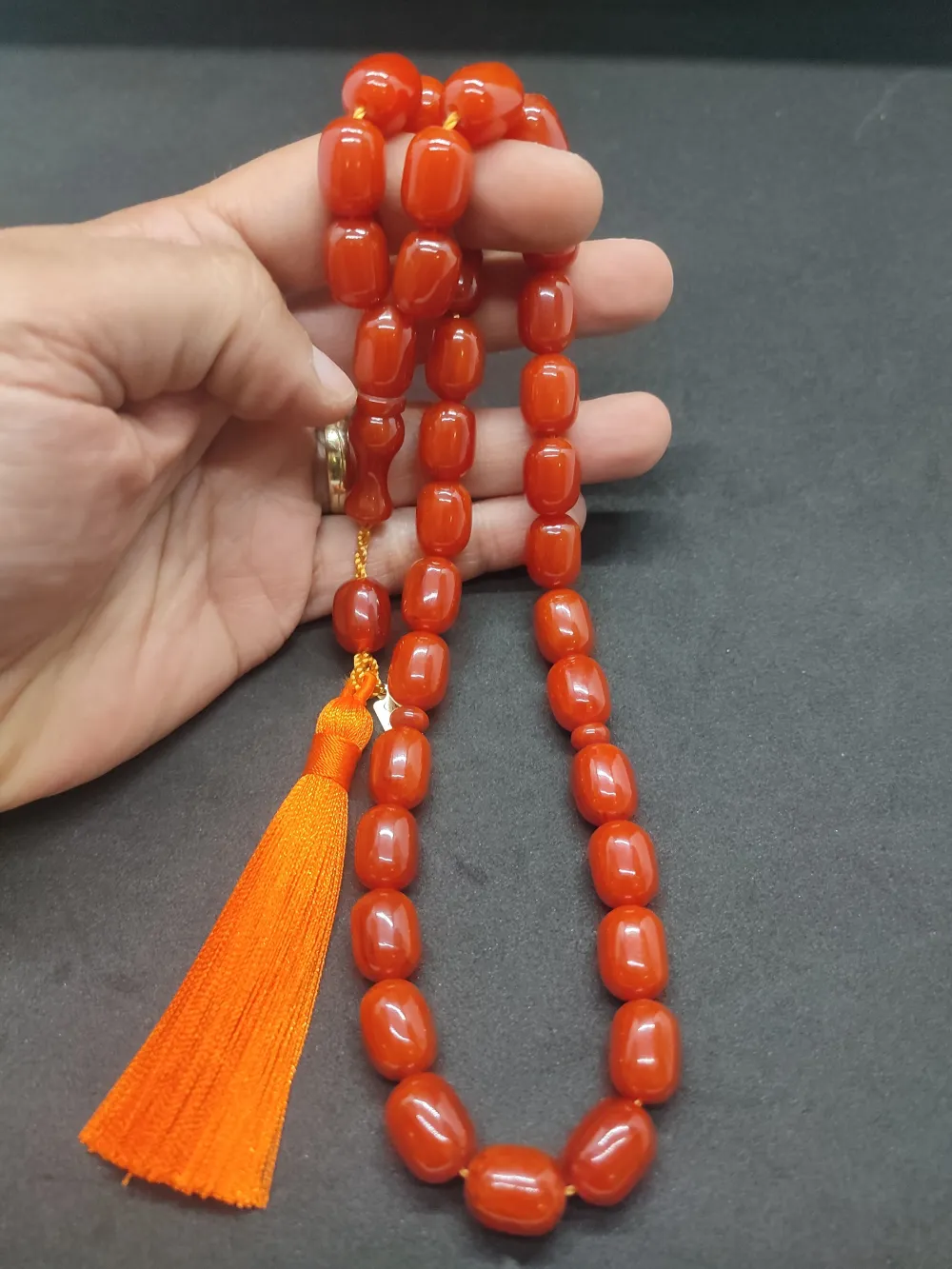 Ebu Zeyn Usta Eseri̇ İmzalı Dev Boy Eski̇ Usul Nakış Gi̇bi̇  Bakali̇t küçük resim 5