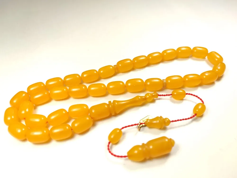 Mehmet Mercan Usta Eseri̇ İmzalı Aykırı Renk Sıkma Kehri̇bar küçük resim 3