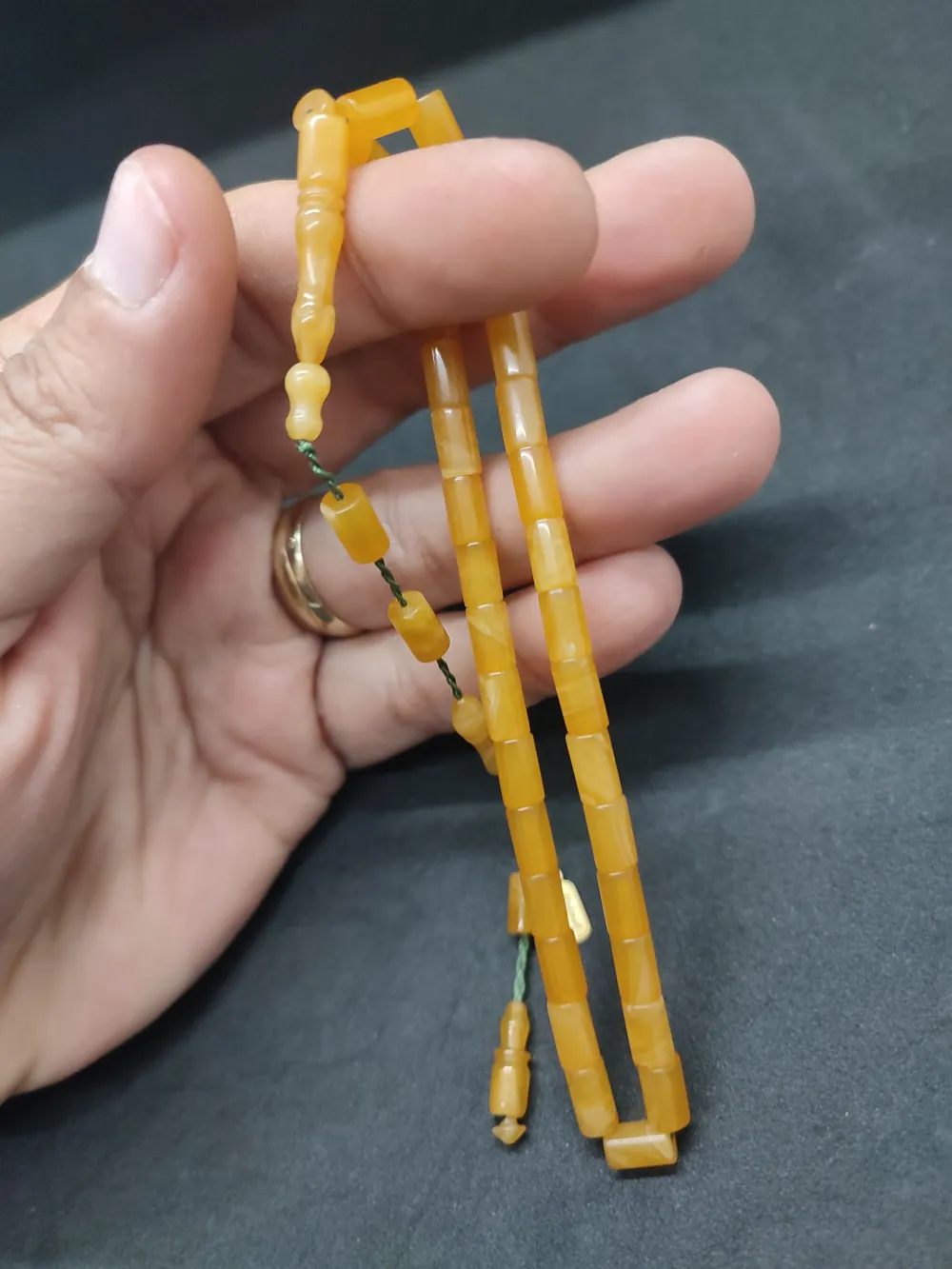 Mehmet Mercan Usta Eseri̇ Bi̇lek Boy Ok Gi̇bi̇ Kesme Sıkma Kehri̇bar küçük resim 5