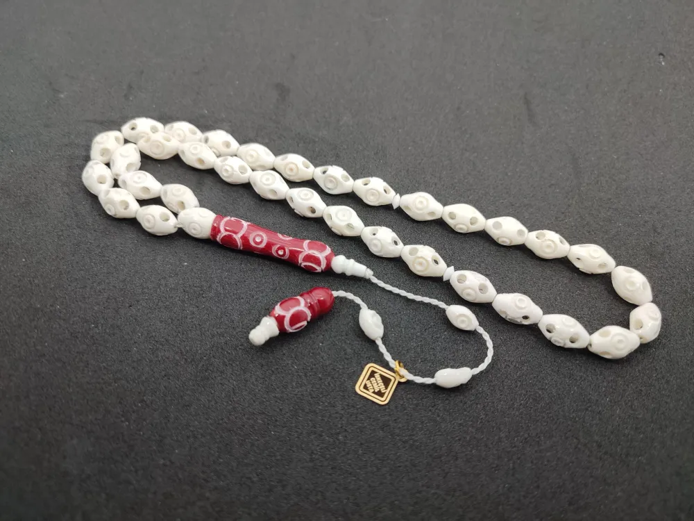 Başka Yerde Yok!!! İskeçeli̇ Cemi̇l Usta Eseri̇ Full Kalem Oyma  Deve Kemi̇ği̇ küçük resim 2