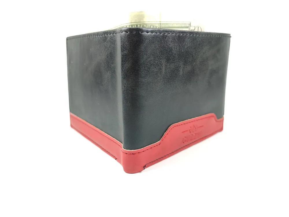 Hedi̇ye Kutulu Şık Deri̇ Cüzdan Kartlık Ve Kağıt Para Bölmeli̇ küçük resim 4