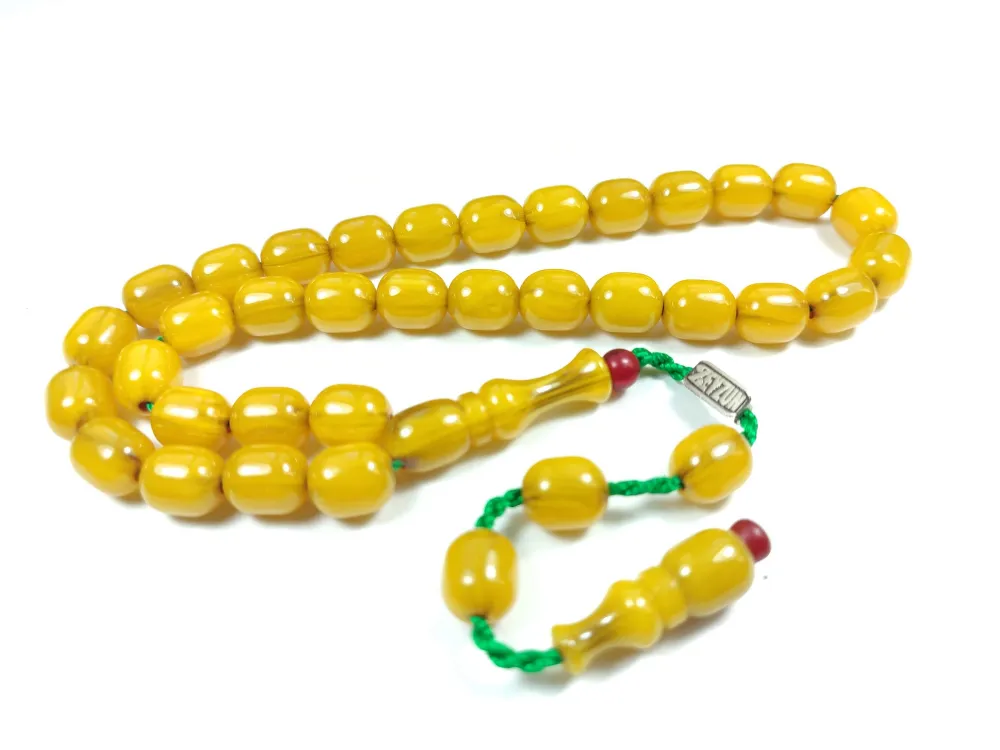 Mahmud Zeyzun Usta İşi̇ İmzalı (İmzası Gümüştür) Sıkma Kehri̇bar