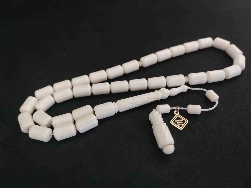 İskeçeli̇ Cemi̇l Usta Eseri̇ İmame Hi̇tame Kalem Oyma Sanatı Deve Kemi̇ği̇