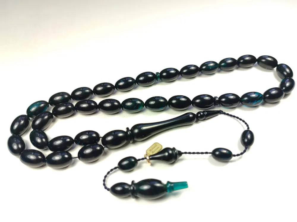 Mehmet Mercan Usta Eseri̇ İmzalı Aykırı Renk Sıkma Kehri̇bar