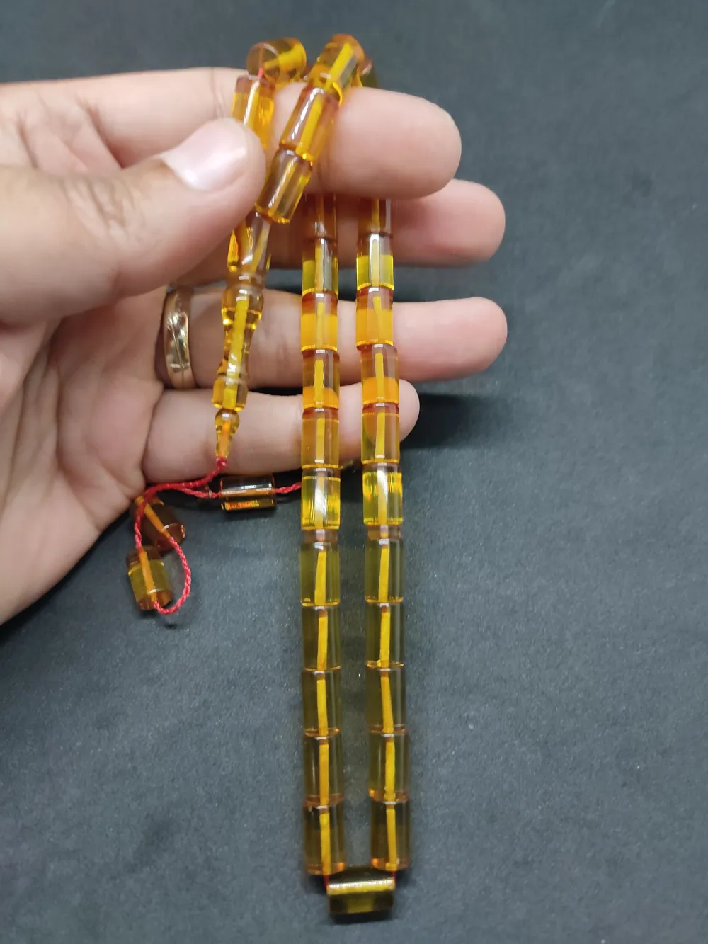 Erhan Turan Usta Eseri̇ 0.6 Şeffaf Deli̇m Çi̇ft Kat Ci̇lalı Ok Gi̇bi̇ Ateş-İ Kehri̇bar 