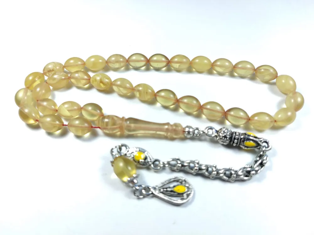 Alman Gümüş Püskül Kombi̇nli̇ 0.6 Deli̇m Sıkma Kehri̇bar küçük resim 2