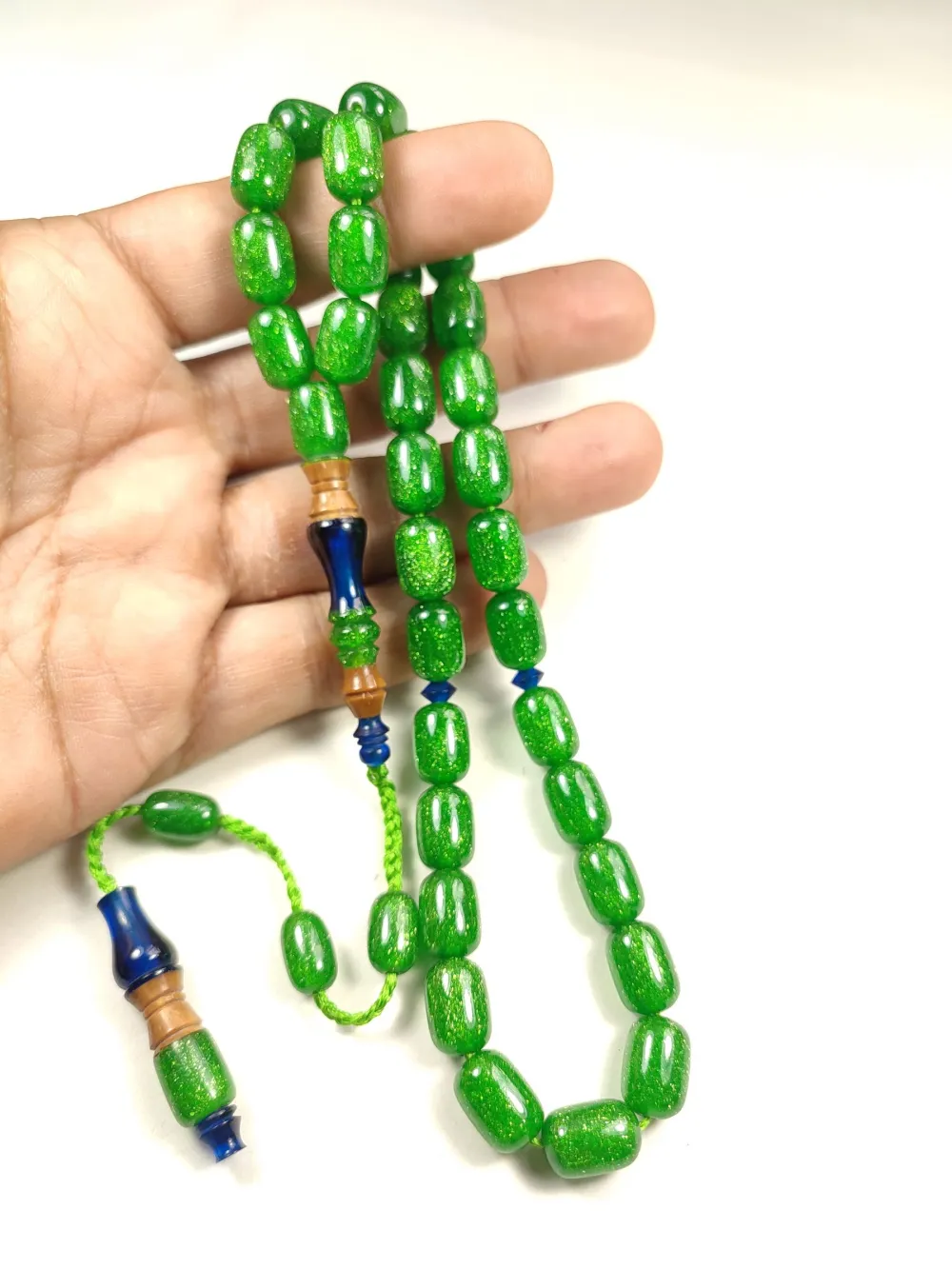 Emi̇ne Reşvani̇ Usta Eseri̇ İmame Hi̇tame Kuka Eski̇ Katali̇n Kombi̇nli̇ Sıkma Kehri̇bar  küçük resim 4