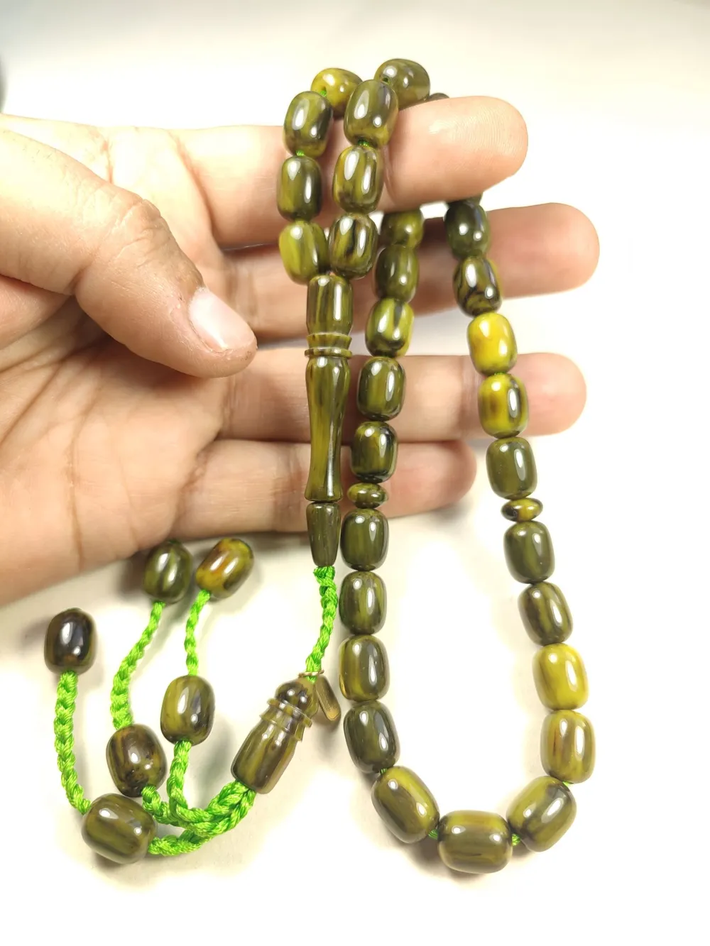 Mehmet Mercan Usta İmzalı Zaza  Model Sıkma Kehri̇bar küçük resim 4