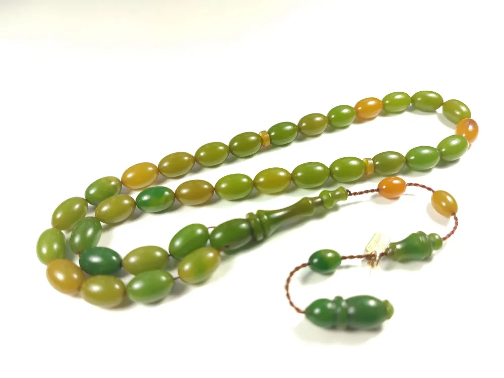 Furkan Gül Usta İşi̇ İmzalı Mühürlü  Sıkma Kehri̇bar