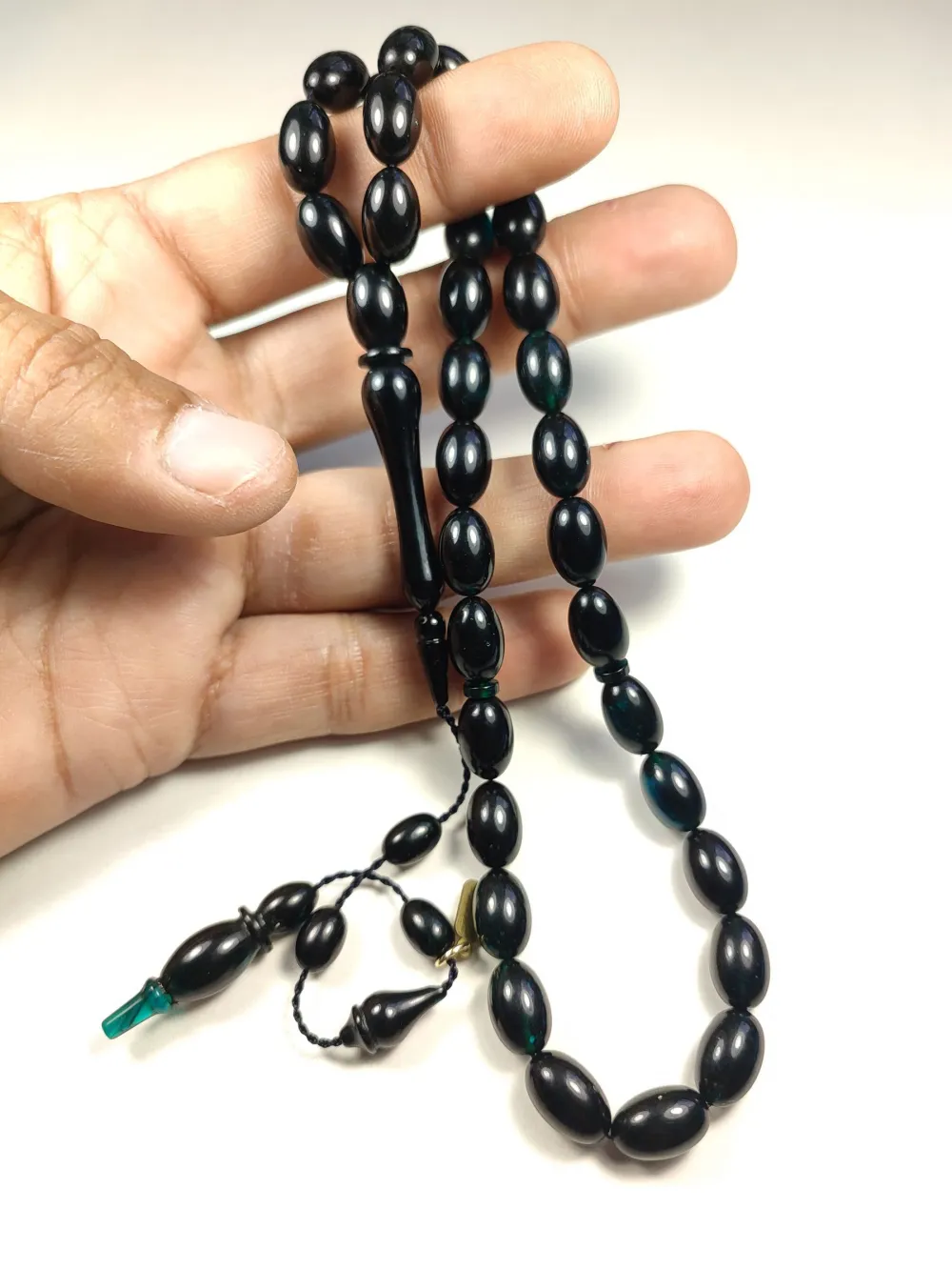 Mehmet Mercan Usta Eseri̇ İmzalı Aykırı Renk Sıkma Kehri̇bar küçük resim 5