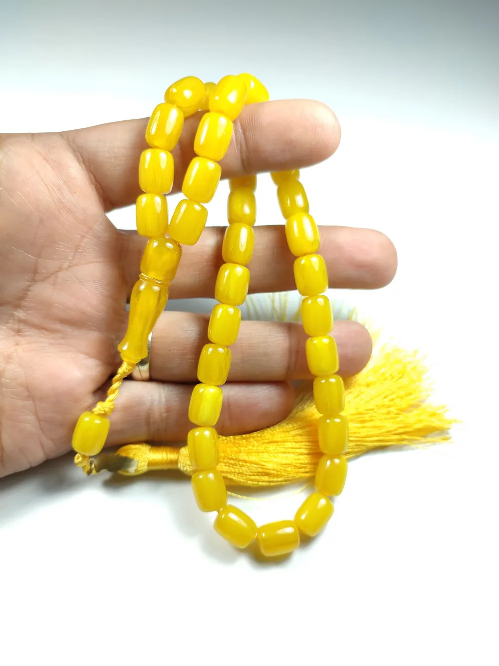 Ebu Zeyn Usta İşi̇ İmzalı Mühürlü Sıkma Kehri̇bar küçük resim 4