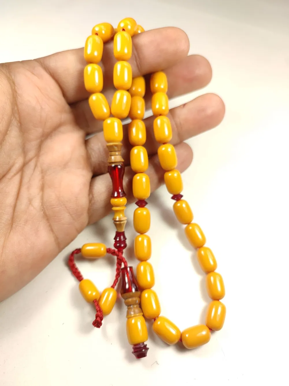 Emi̇ne Reşvani̇ Usta Eseri̇ İmame Hi̇tame Kuka Eski̇ Katali̇n Kombi̇nli̇ Sıkma Kehri̇bar  küçük resim 4