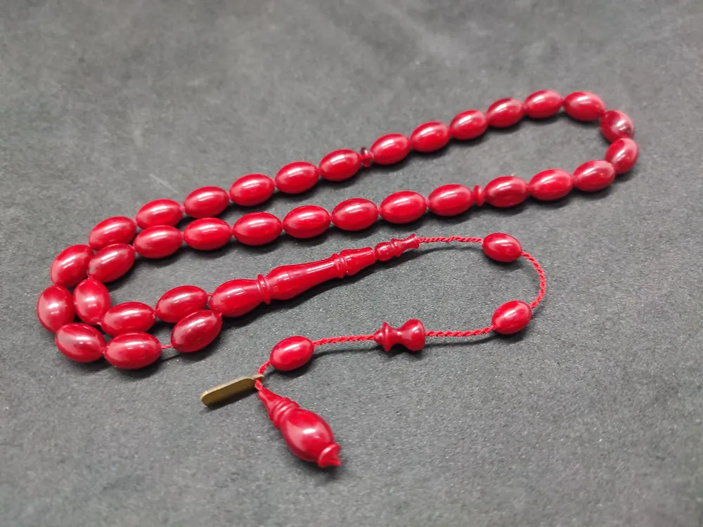 Ali̇ Küçük Usta Eseri̇ Çi̇ft Kat Ci̇lalı Alman Sıkma Kehri̇bar küçük resim 2