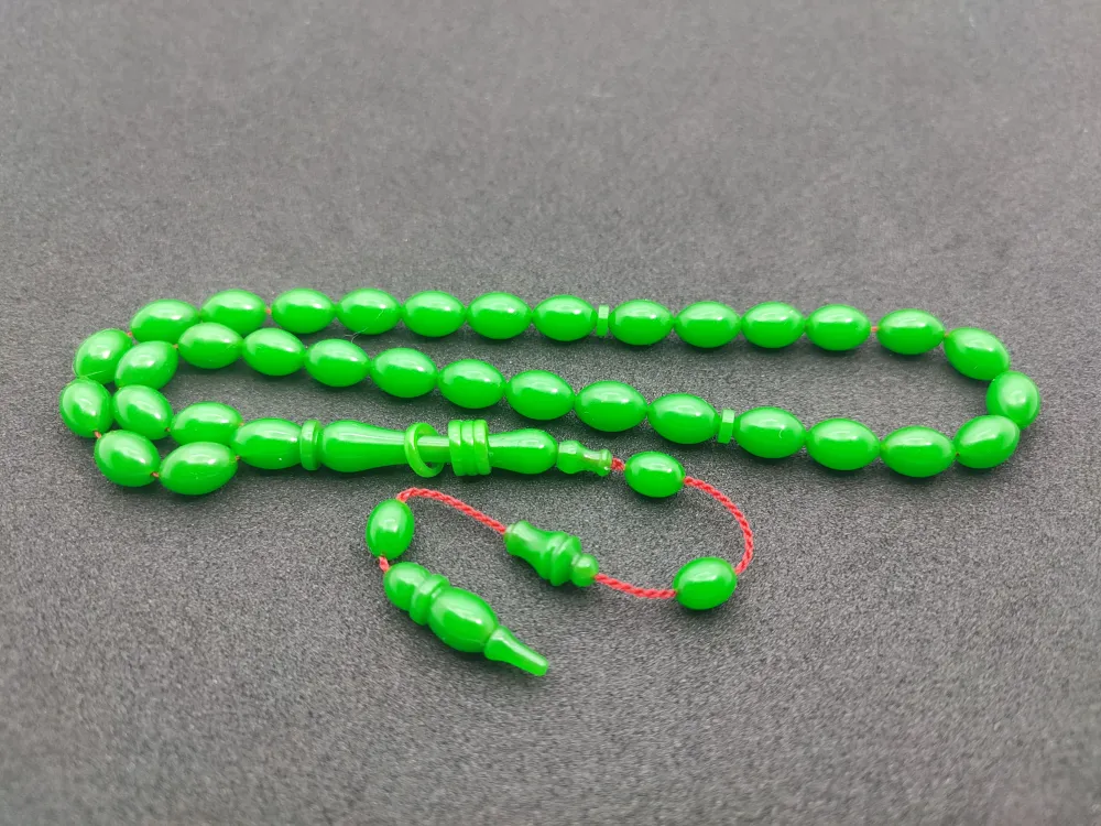 Ahmet Eryılmaz Usta Eseri̇ 0.6 Deli̇m İmame Halkalı Aykırı Renk Sıkma Kehri̇bar küçük resim 2