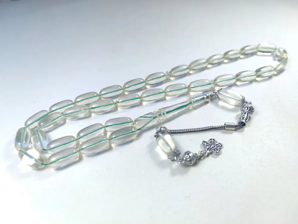 18.66 Gr.gümüş Püsküllü Ukrayna Kaya Damla Kehri̇bar küçük resim 2