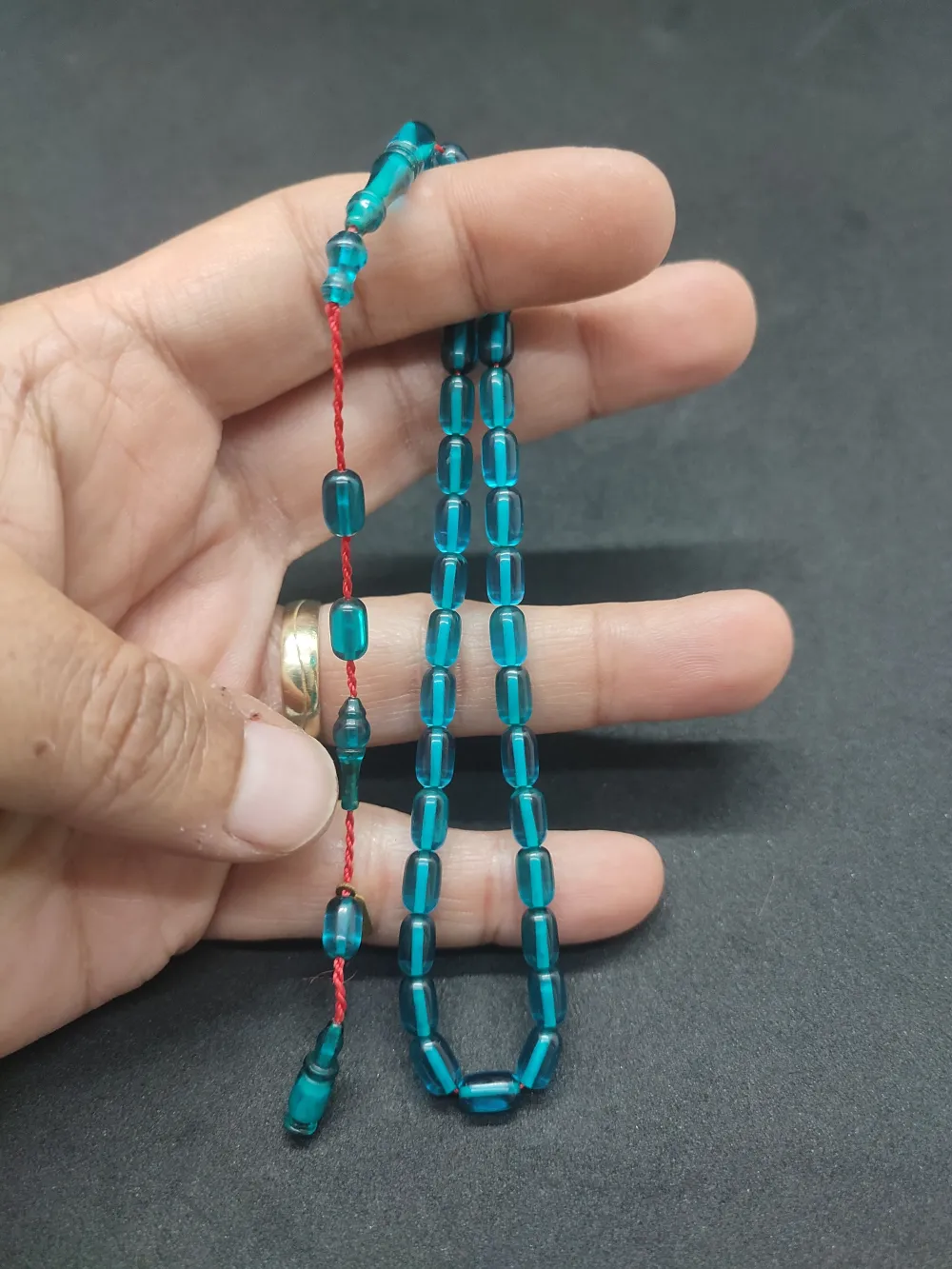 Serdal Akdeni̇z Usta Eseri̇ Çi̇ft Kat Ci̇lalı Şeffaf Deli̇m Bi̇lek Boy Zar Kehri̇bar