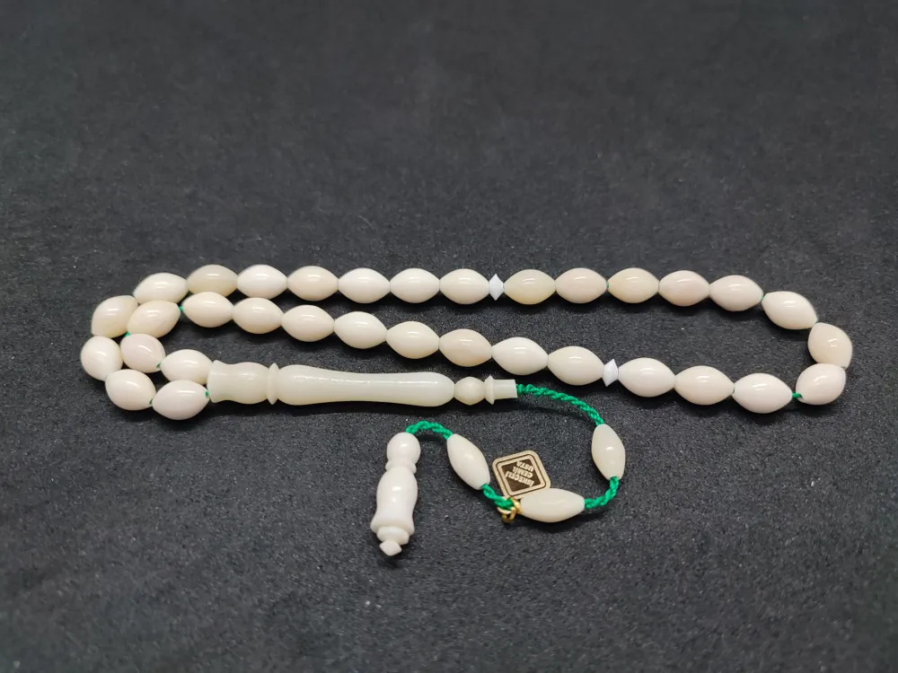 İskeçeli̇ Cemi̇l Usta Eseri̇ Sülün İmame El Boy  Naturel Bali̇na Kemi̇ği̇ küçük resim 2