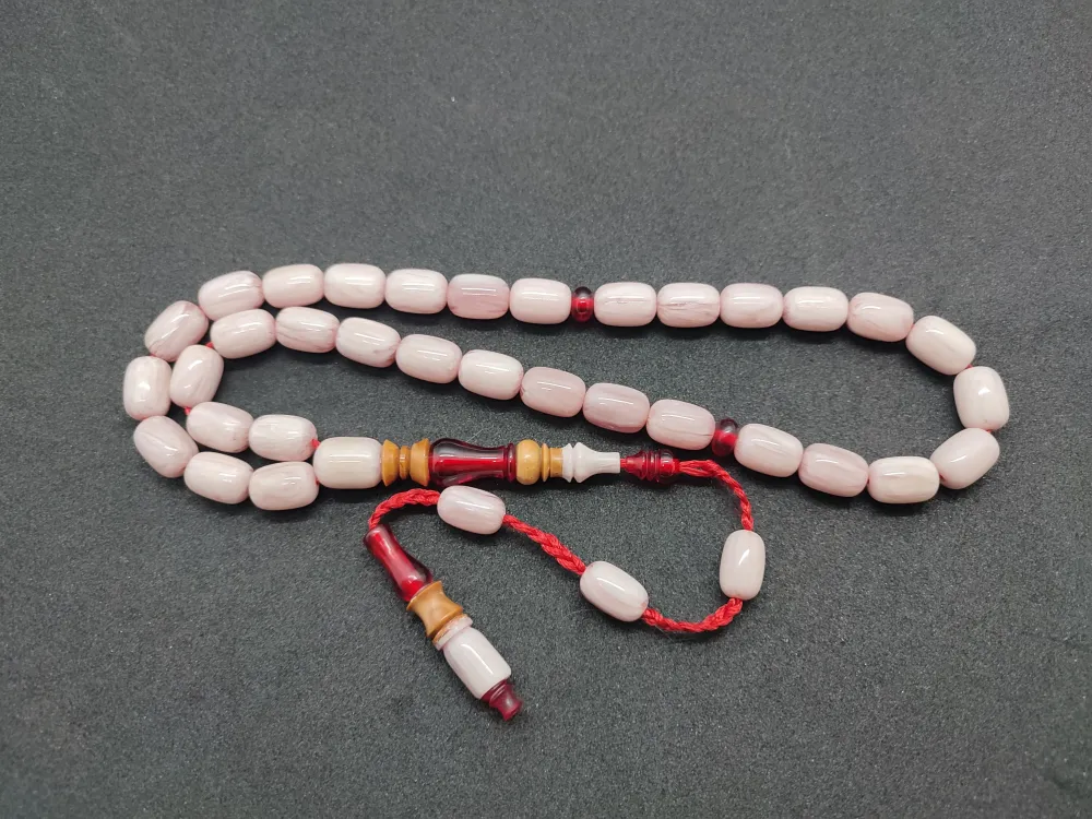 Emi̇ne Reşvani̇ Usta Eseri̇ İmame Hi̇tame Kuka Eski̇ Katali̇n Kombi̇nli̇ Sıkma Kehri̇bar  küçük resim 4