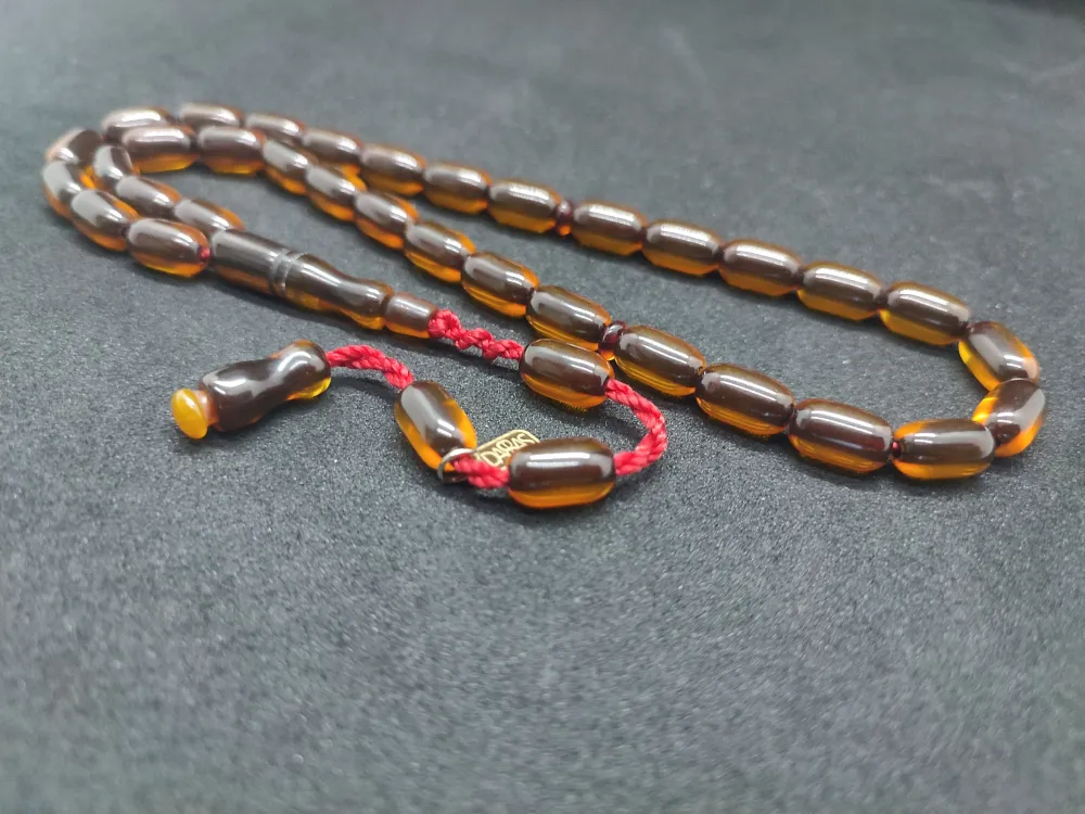 Dabbas Usta Eseri̇ İmzalı El Boy Alman Faturan Sıkma Kehri̇bar küçük resim 2