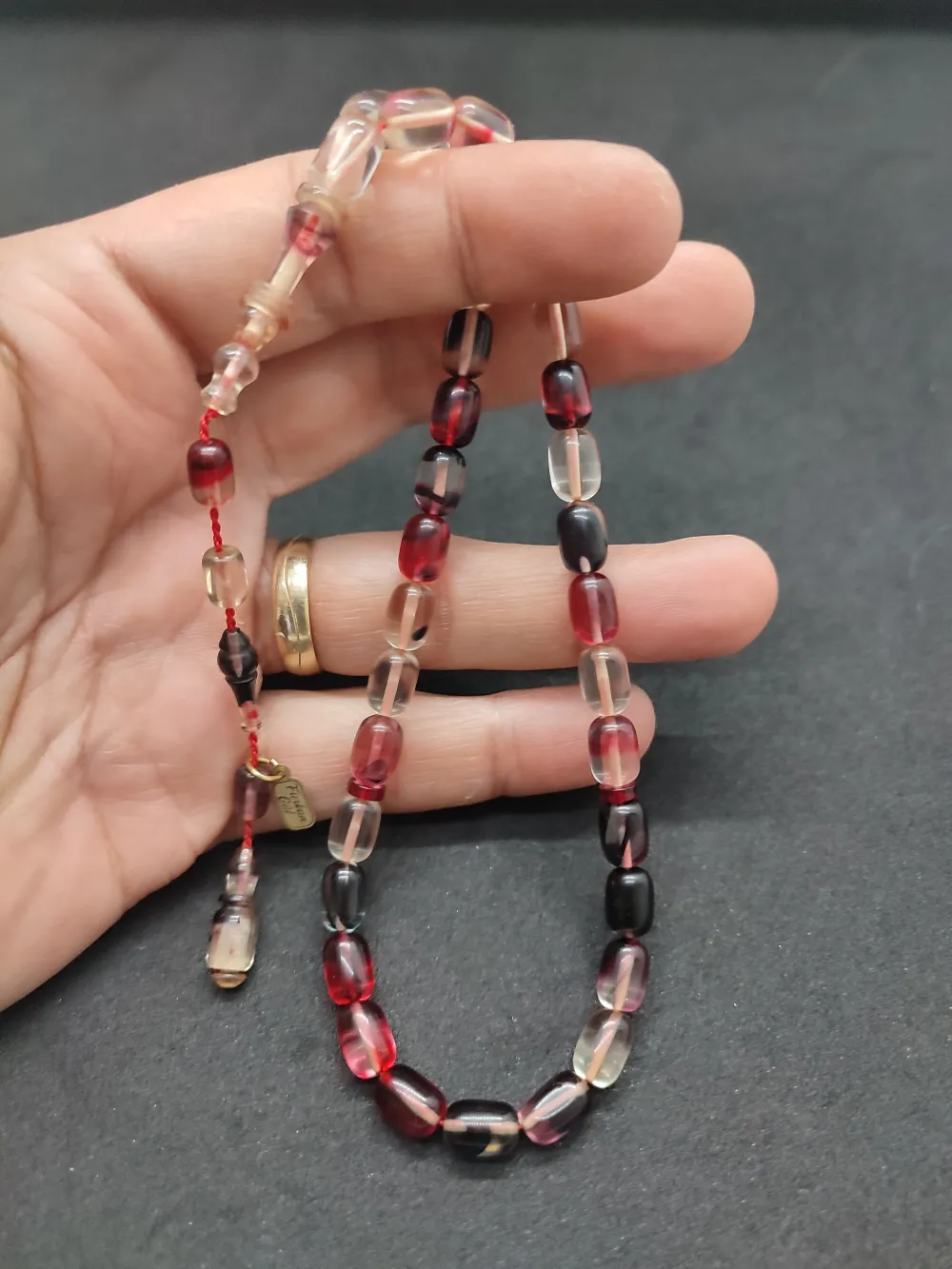 Furkan Gül Usta Eseri̇ El Boy İmame Halkalı Ateş-İ Kehri̇bar küçük resim 5