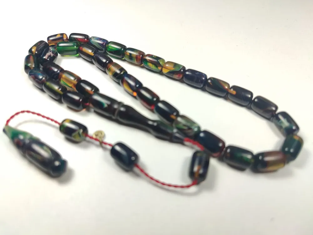 Erkan Çubukçu Usta İşi̇ İmzalı Mühürlü Ateş-İ Kehri̇bar küçük resim 3