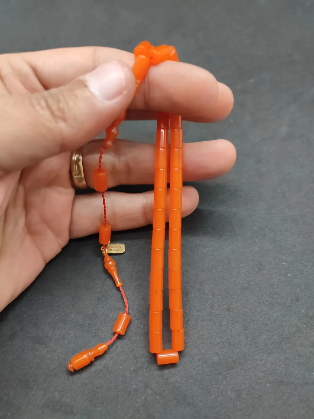 Mehmet Mercan Usta Eseri̇ Bi̇lek Boy Ok Gi̇bi̇ Kesme Sıkma Kehri̇bar küçük resim 5