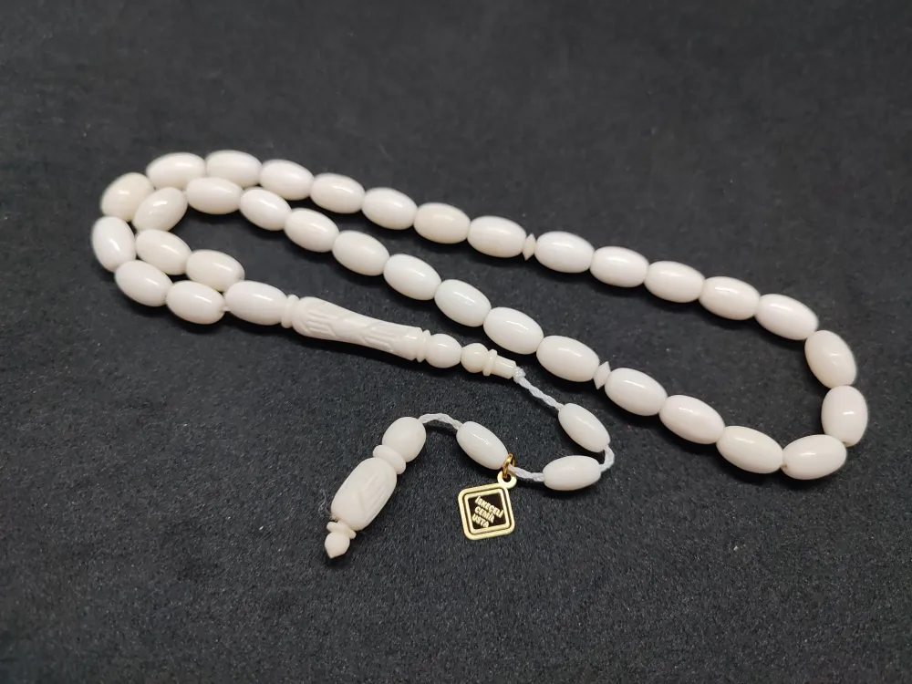 İskeçeli̇ Cemi̇l Usta Eseri̇ İmame Hi̇tame Kalem Oyma Sanatı Deve Kemi̇ği̇ küçük resim 3