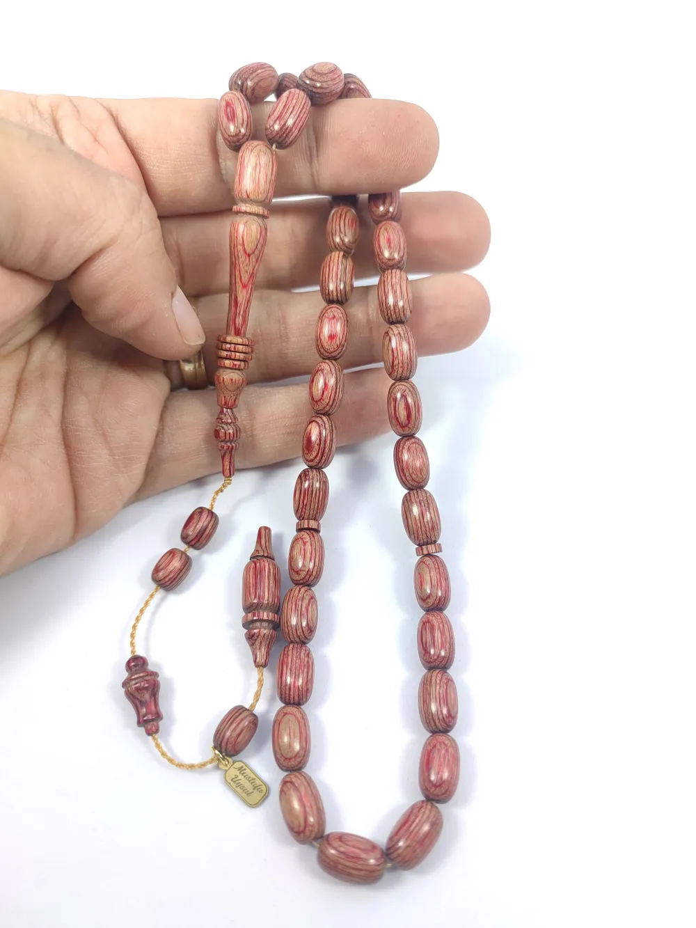 Hali̇l Hi̇lmi̇ Usta İşi̇ İmzalı Halkalı Nadi̇r Tür Nadi̇r Renk Doğal Kafur Ağacı küçük resim 5