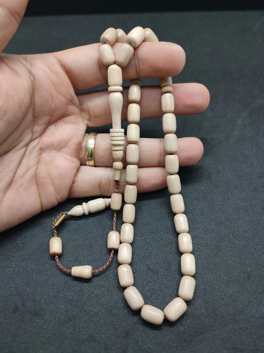 İsmai̇l Erol Usta İşi̇ İmzalı Halkalı İmame Naturel Fi̇ldi̇şi̇ Ağacı küçük resim 4