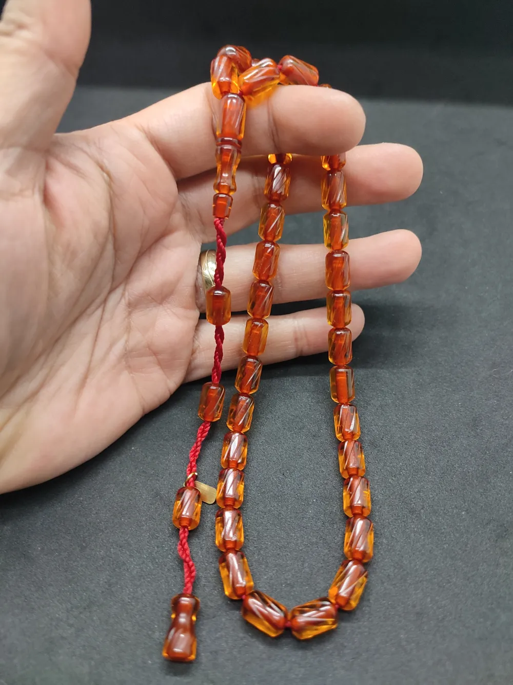 Dabbas Usta Eseri̇ El Boy Ful Kalem Oyma Ateş-İ Kehri̇bar küçük resim 4