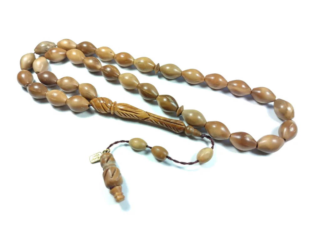 Hali̇l Hi̇lmi̇  Usta İşi̇ İmzalı İmame Hi̇tame Kalem Oyma Naturel Kuka küçük resim 3