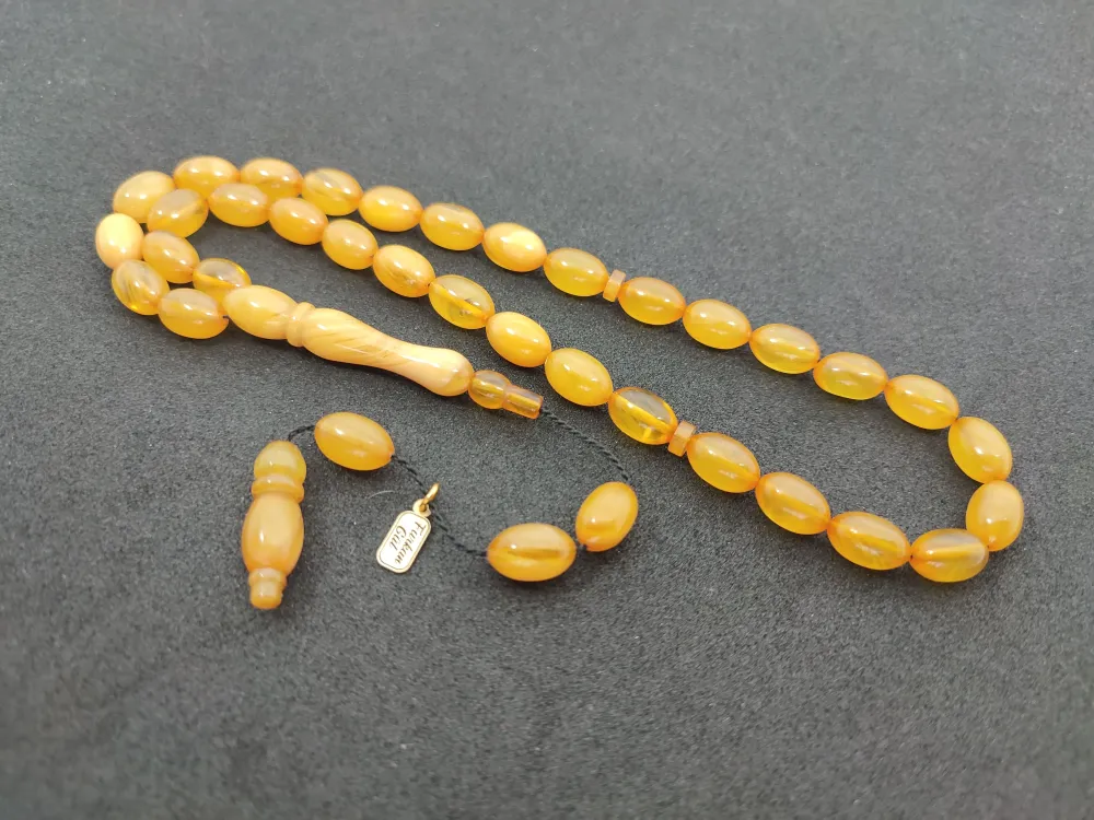 Furkan Gül Usta Eseri̇ 0.6 Şeffaf Deli̇m Çi̇ft Kat Ci̇lalı Sıkma Kehri̇bar