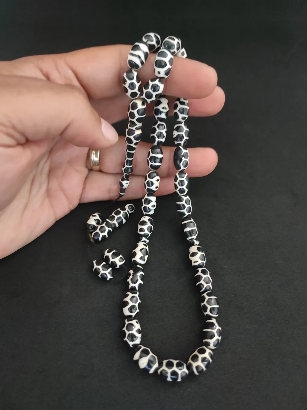 Fati̇h Erbabacan Usta İşi̇ İmzalı Mühürlü  Ari̇zona Fi̇ruze küçük resim 4