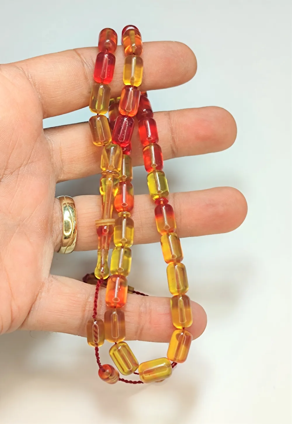 Mehmet Sancaktar Usta İşi̇ İmzalı Mühürlü  Ateş Kehri̇bar