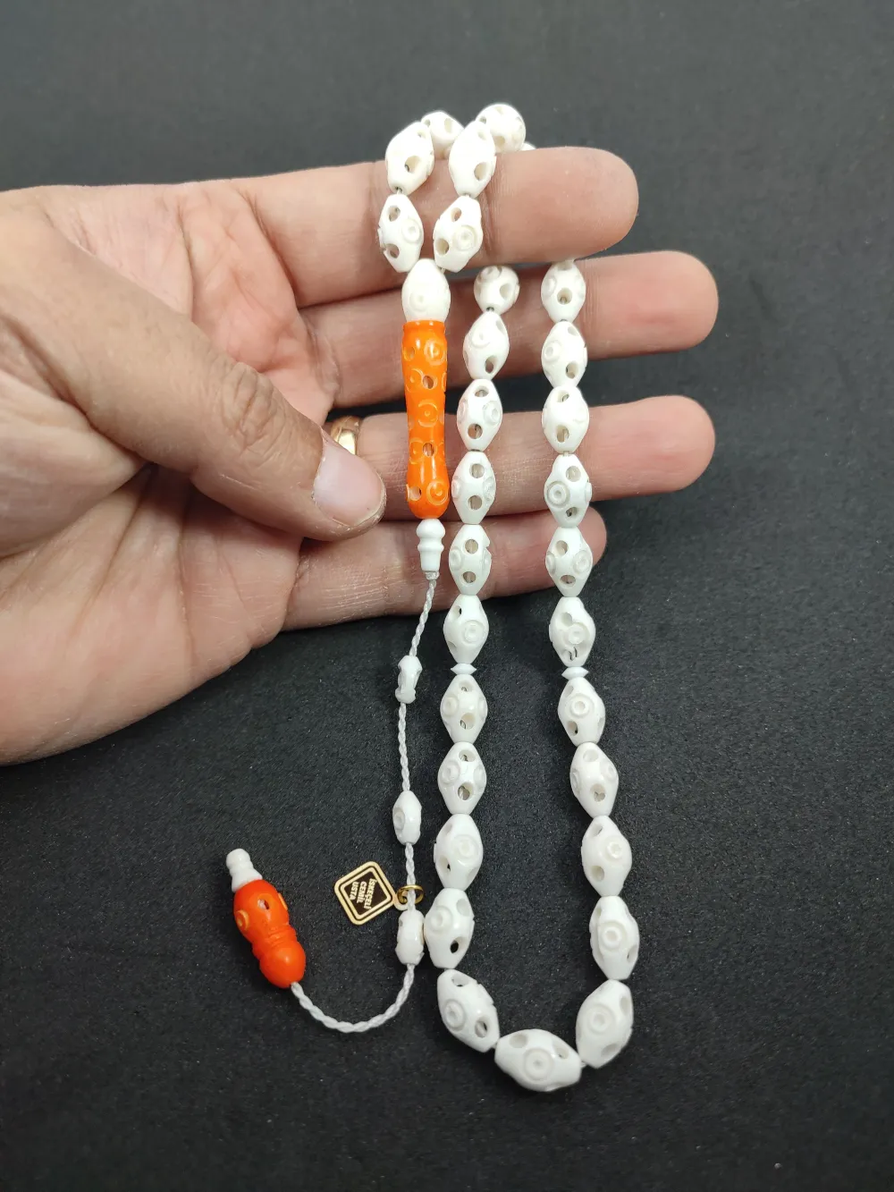 Başka Yerde Yok!!! İskeçeli̇ Cemi̇l Usta Eseri̇ Full Kalem Oyma  Deve Kemi̇ği̇ küçük resim 4