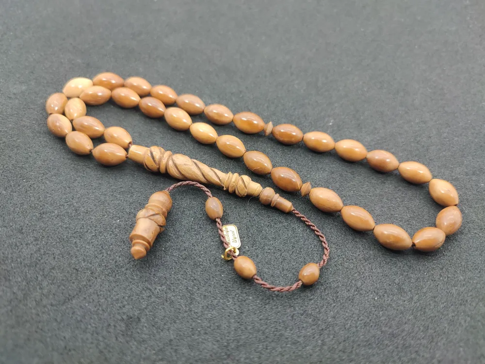 Mustafa Uysal Usta Eseri̇ İmame Hi̇tame Kalem Oyma  Naturel Kuka