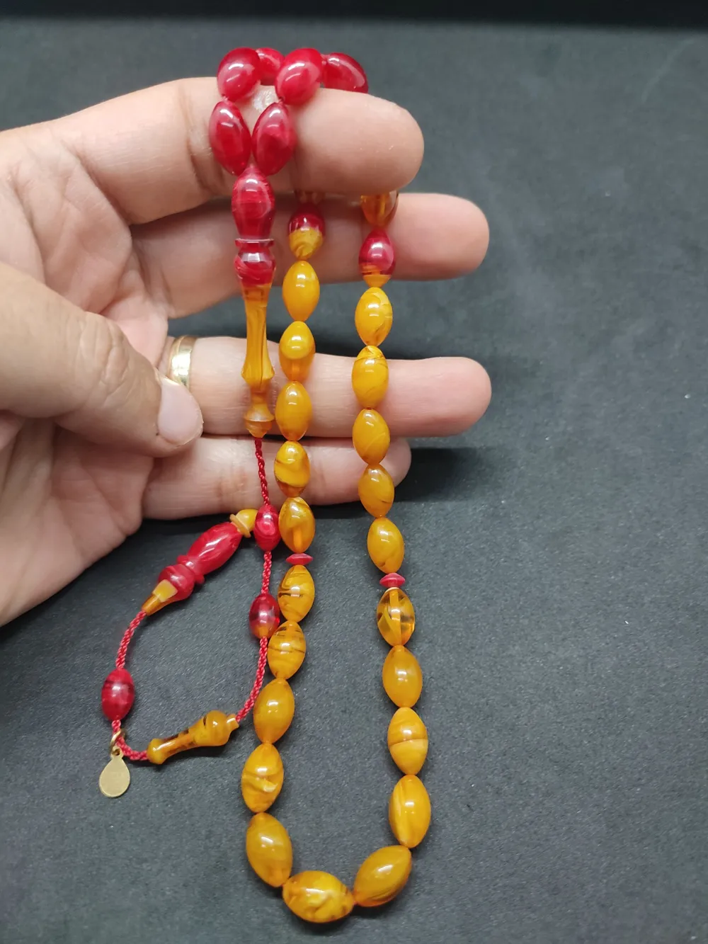 Ayhan Turan Usta Eseri̇ Ful Hare Ful Damar Eski̇ 0.6 Mm Deli̇m Sıkma Kehri̇bar küçük resim 5