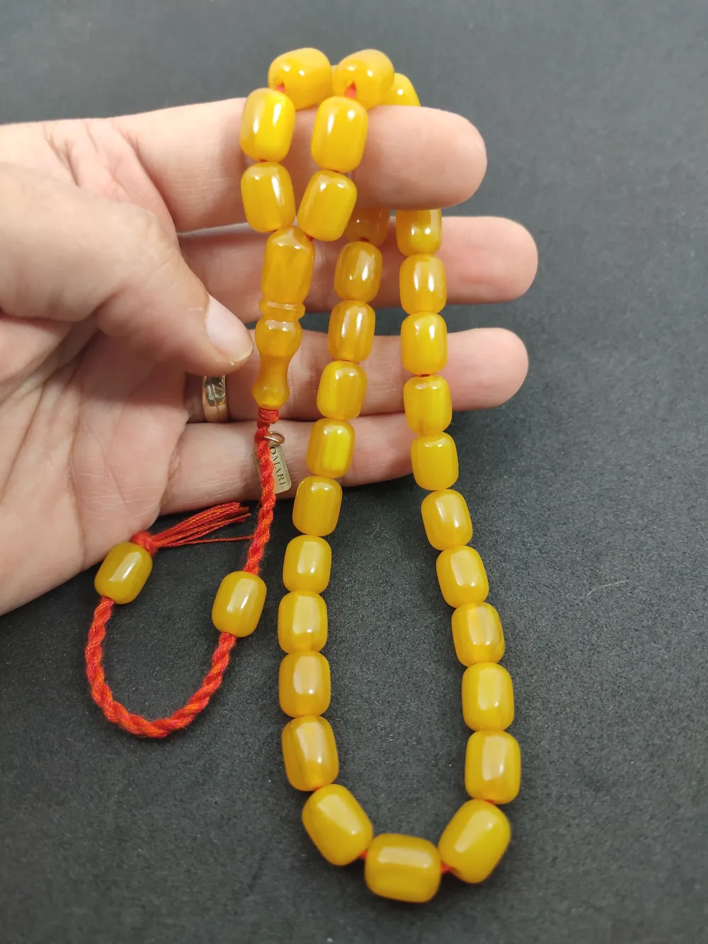 Osama Omari̇ İmzalı Eski̇ Usul Havşalı Horoz İmame 50 Yaşında Alman Faturan küçük resim 5