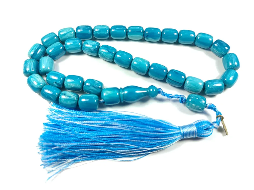 Ebu Zeyn Usta İşi̇ İmzalı Mühürlü Sıkma Kehri̇bar küçük resim 2