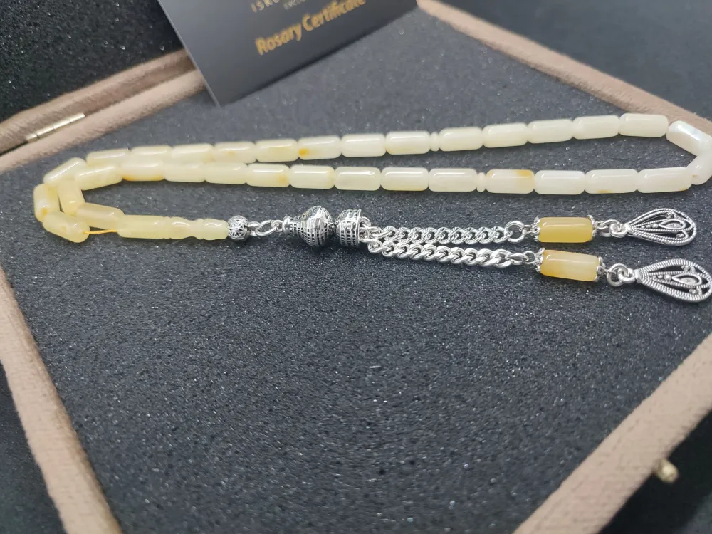 Gümüş Püsküllü Vıp Kadi̇fe Kutulu 13.29 Gr.  Hatasız Kali̇ngrad Krali̇çe Kaya Damla küçük resim 3