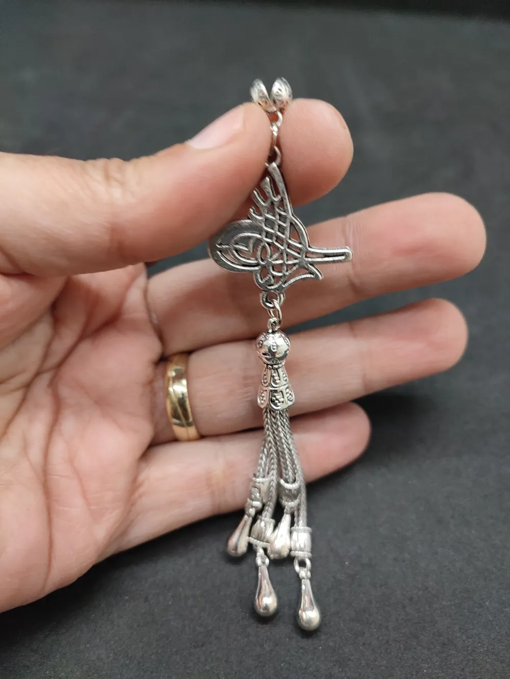 475 Ayar Gümüş Tesbi̇h Püskülü küçük resim 3