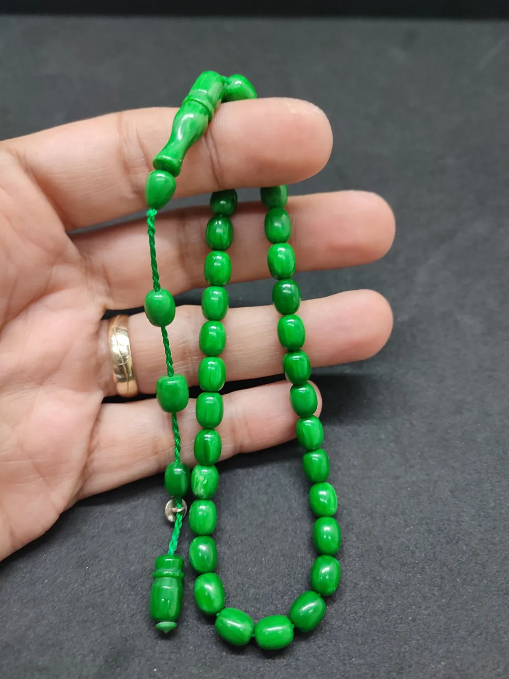 Şükrü Baba Usta İşi̇ İmzalı Mühürlü Bi̇lek Boy Kanayan Bağa küçük resim 4