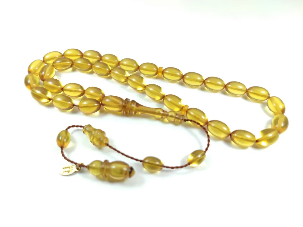 Ayhan Turan Usta İşi̇ İmzalı Mühürlü Sıkma Kehri̇bar küçük resim 3