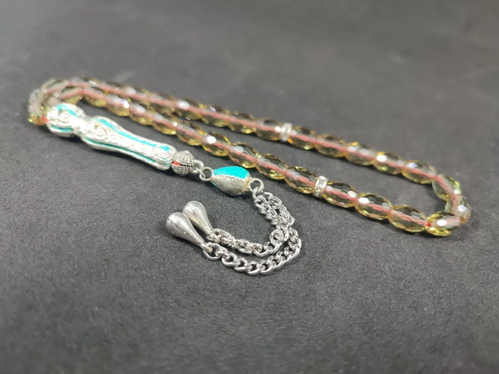 Telkari̇ Püskül Kombi̇nli̇ Işığa Göre 7 Renk Deği̇şti̇ren Doğal Zultani̇t küçük resim 2