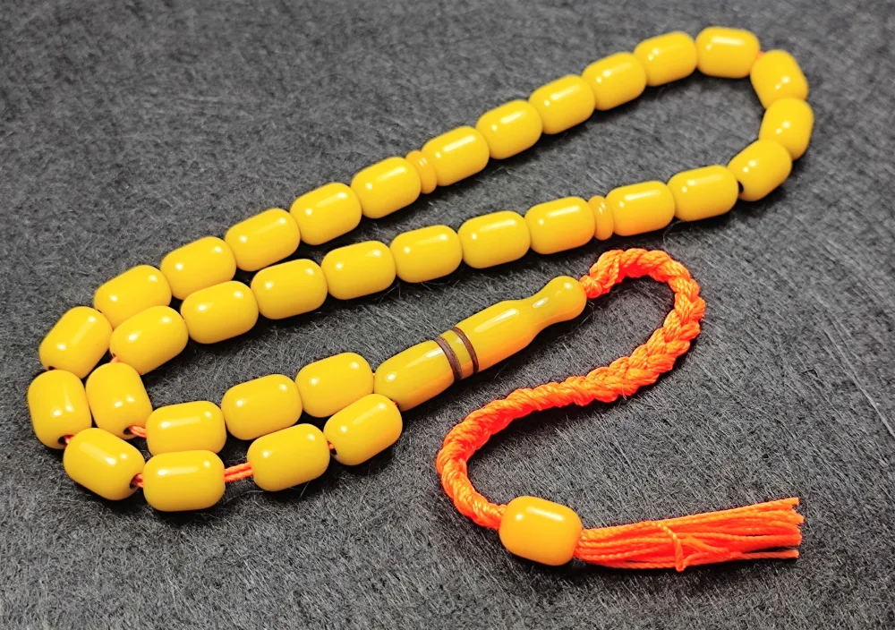 8 Kat Neon İpe Di̇zi̇lmi̇ş Usta İşçi̇li̇kli̇ Sıkma Kehri̇bar Çubuk küçük resim 2