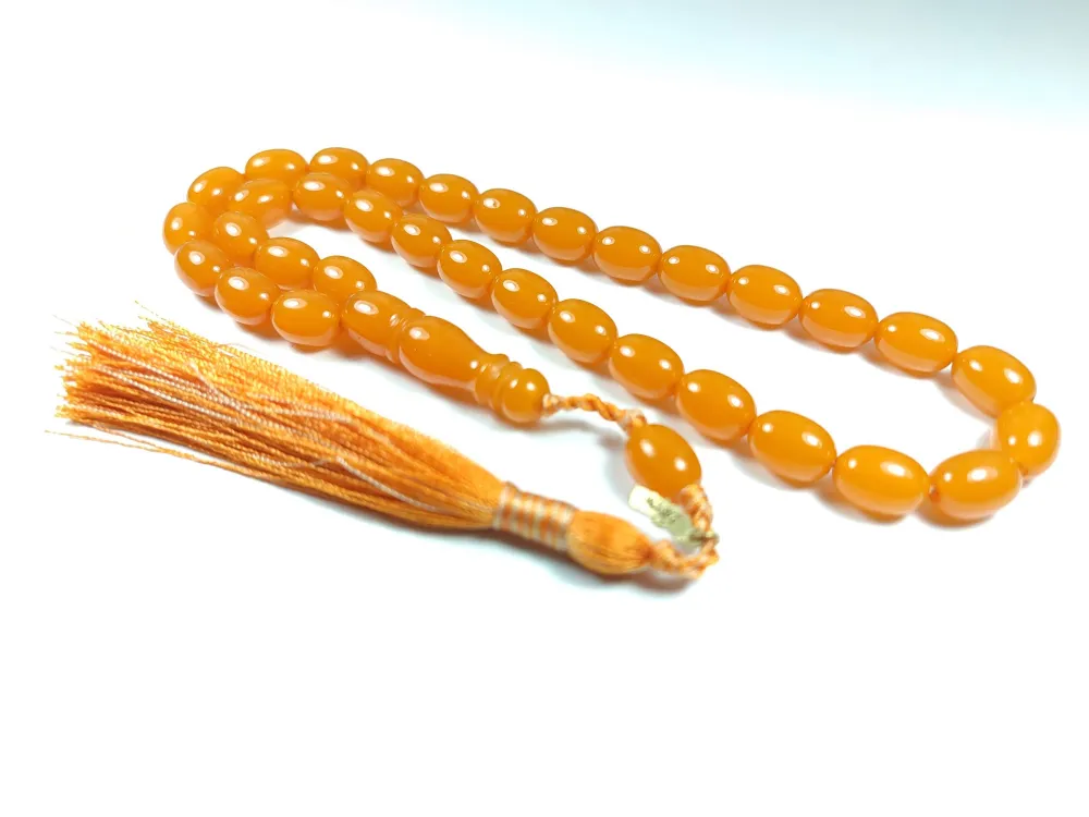 Ebu Zeyn Usta İşi̇ İmzalı Mühürlü Sıkma Kehri̇bar