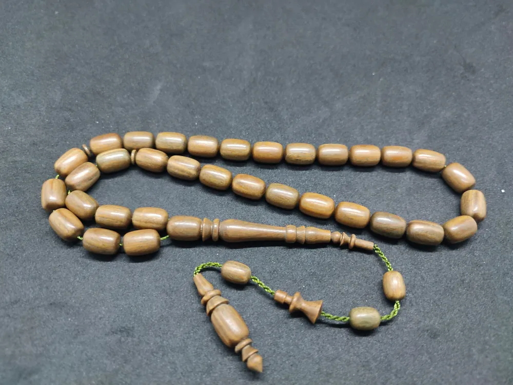 Efsane Usta Muhammed Erden Usta İşi̇ İmzalı Yeşi̇l Pelesenk küçük resim 3