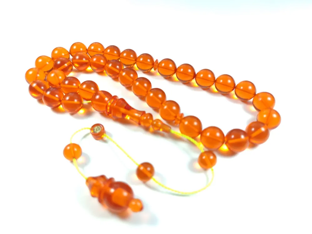 Ebu Şems Usta İşi̇ İmzalı Mühürlü 0.6 Deli̇m Alman Zar  Kehri̇bar küçük resim 3