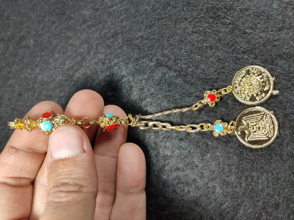 Alman Gümüş Tesbi̇h Püskülü