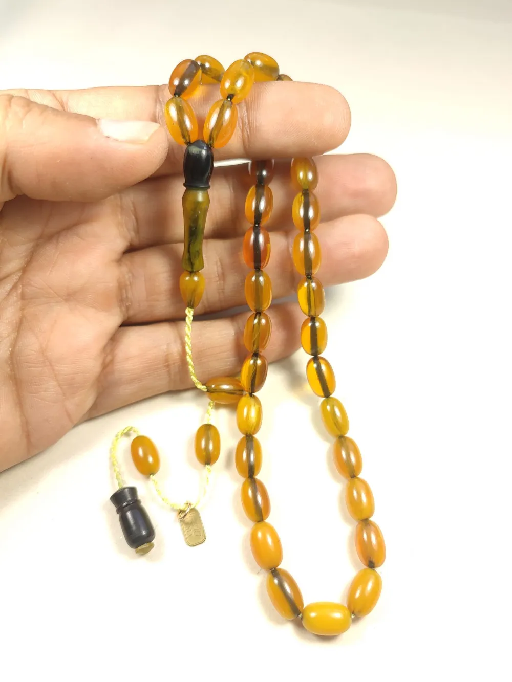 Mesut Elma Usta Eseri̇ İmzalı Kondüsyon Hari̇kası Sıkma Kehri̇bar küçük resim 5